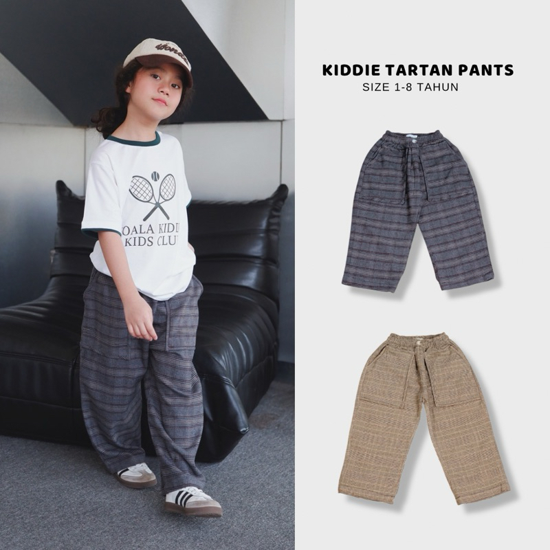 KOALAKIDDIE - KIDDIE TARTAN LONG PANTS | Celana Tartan Anak | Celana Tartan Anak Laki-laki | Celana 