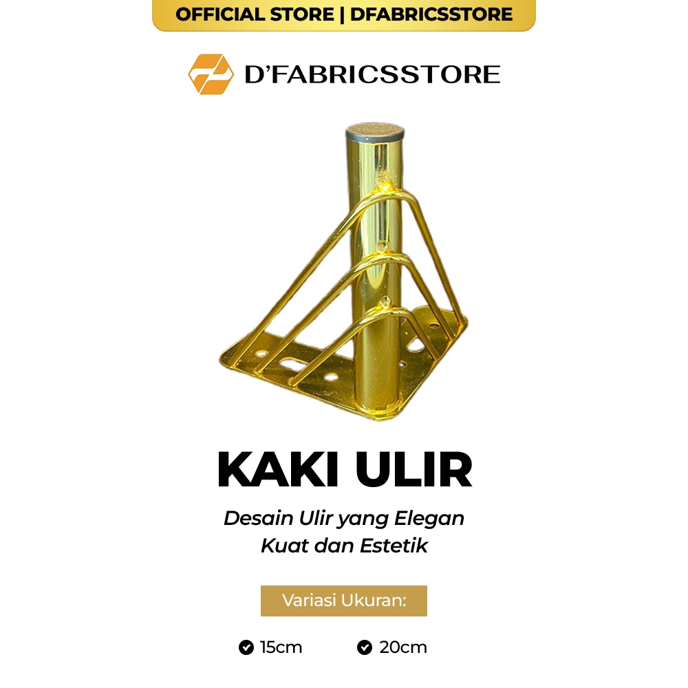 Kaki Meja Ulir Besi Warna Gold – Kuat, Elegan, dan Estetika