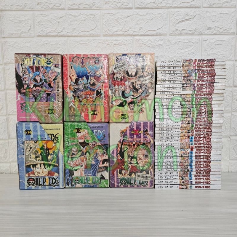 Komik One Piece 1-100 Box & Full Segel ( Collector Item )