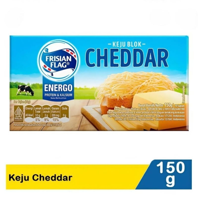 

Frisian Flag Keju Cheddar 150G
