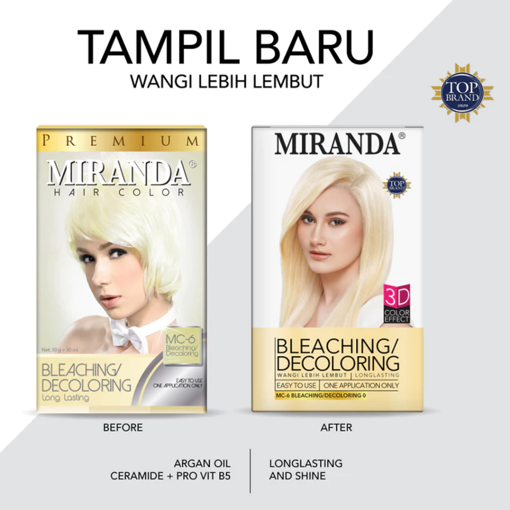 Miranda Bleaching Decoloring (Semir Rambut)