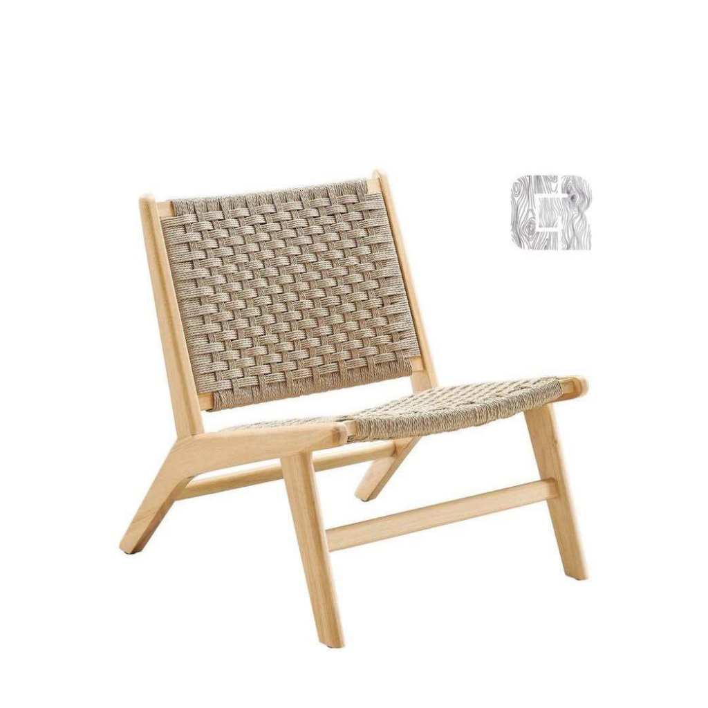 kursi rotan kursi malas kualitas diteling bahan anyaman tali rope