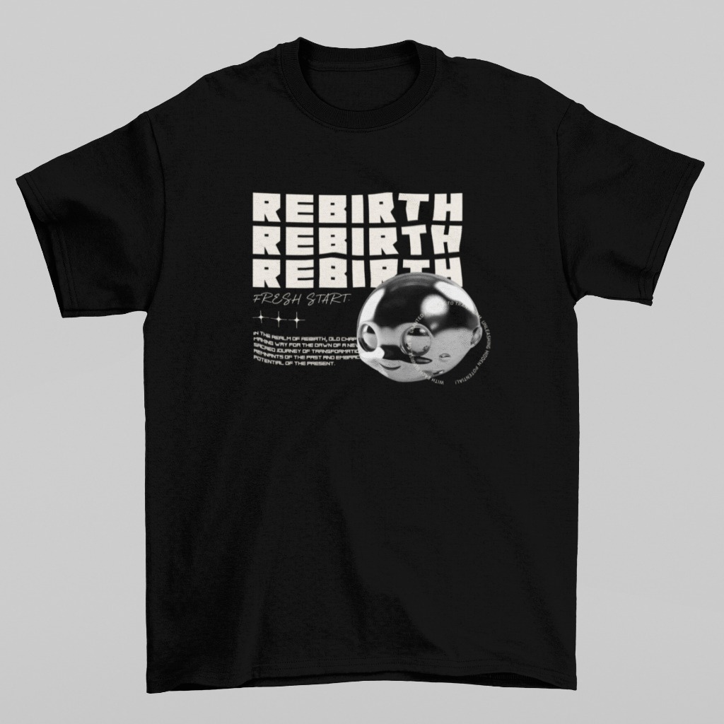 Storicloth Streetwear T-Shirt Pria Wanita Premium Cotton 24s Printing DTF- Balance