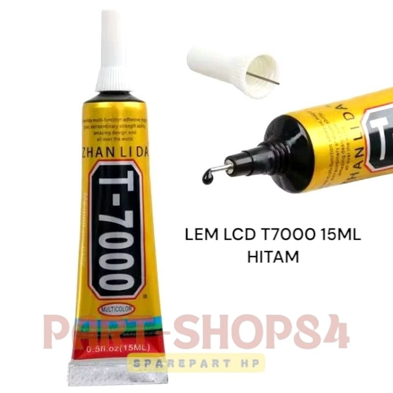 

LEM LCD / LEM TOUCHSCREEN / LEM TUTUP BELAKANG HP ZHANLIDA T7000 HITAM 15 ML