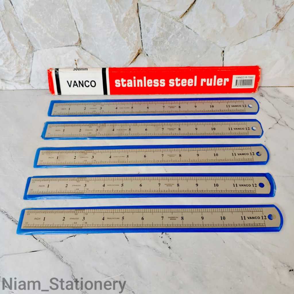 

Niam SELUSIN ( 12 PCS ) Penggaris Besi Elastis Van-Art 30 Cm