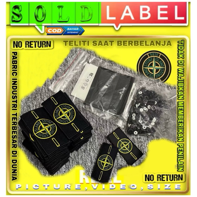 

SOLDLABEL PABRIC LABEL INDUSTRI STONE I