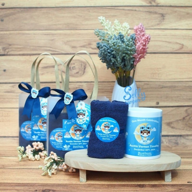 Souvenir Baby One Month. Hampers Kelahiran Bayi. Aqiqah. Souvenir Ulang Tahun