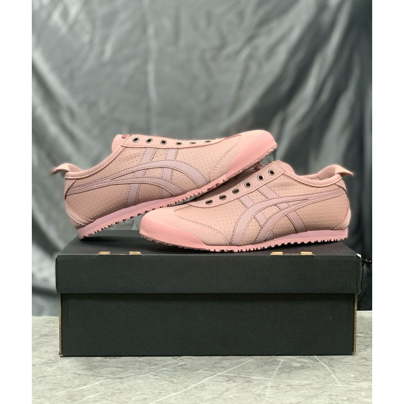Onitsuka Tiger Slip On Leather Full Pink