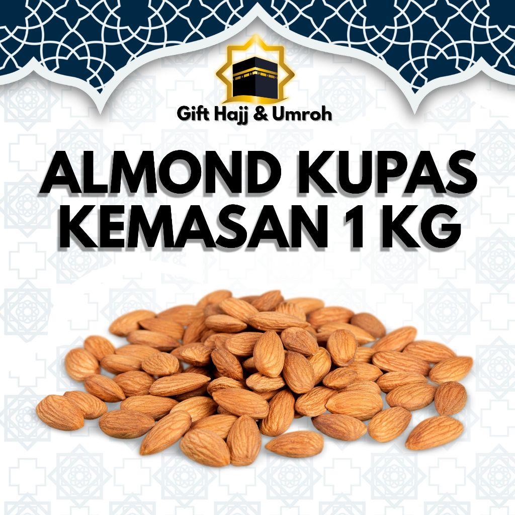 

KACANG ALMOND KUPAS 1 KG KACANG ALMONG PANGGANG MATANG KEMASAN 1KG KACANG ALMOND PREMIUM SIAP MAKAN KACANG ALMOND MAKANAN SEHAT KACANG ALMOND UNTUK IBU HAMIL UNTUK IBU MENYUSUI KACANG ALMOND ASLI ORIGINAL BEST QUALITY OLEH OLEH HAJI DAN UMRAH HALAL