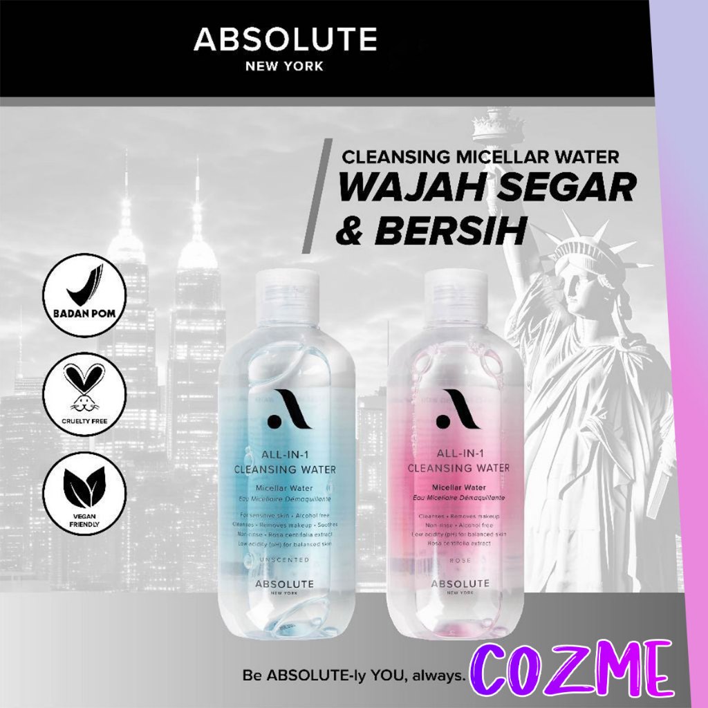 ABSOLUTE NEW YORK All In 1 Cleansing Water