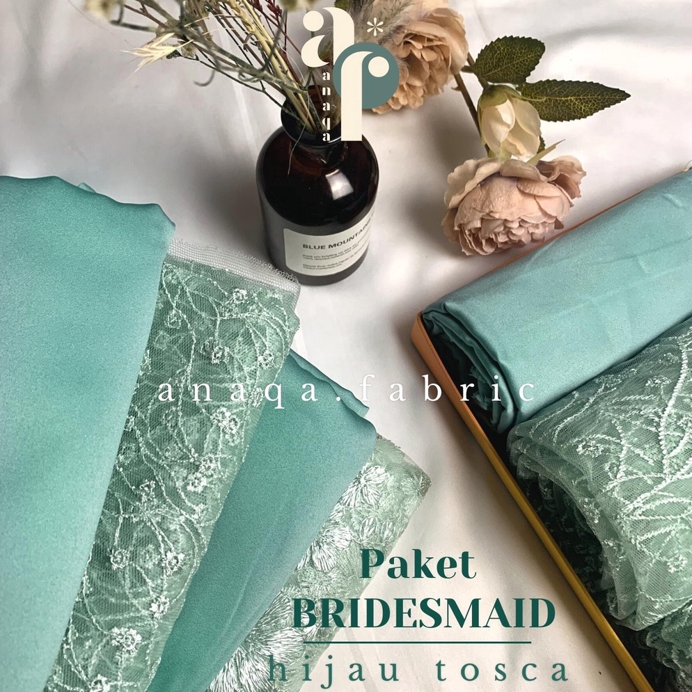 KODE F22Q Paket Kain BRIDESMAID PREMIUM  Lamaran  Seragaman Keluarga  Wisuda Lengkap Satin Kebaya Br