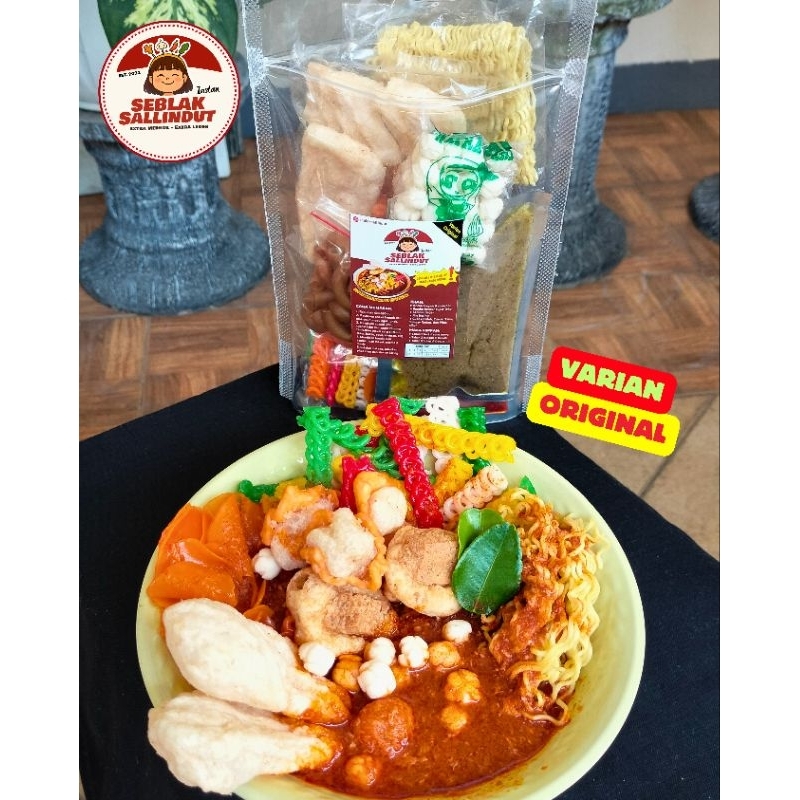 

Seblak Sallindut Varian ORIGINAL (tanpa baso aci) | Seblak Instan Pouch Viral | Seblak Instan Premium
