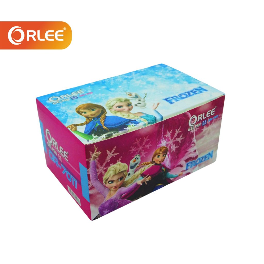 

Pulpen / Bolpen / Bolpoin GelPen ORLEE Karakter FROZEN Tinta Hitam 0.5mm (1 PCS)