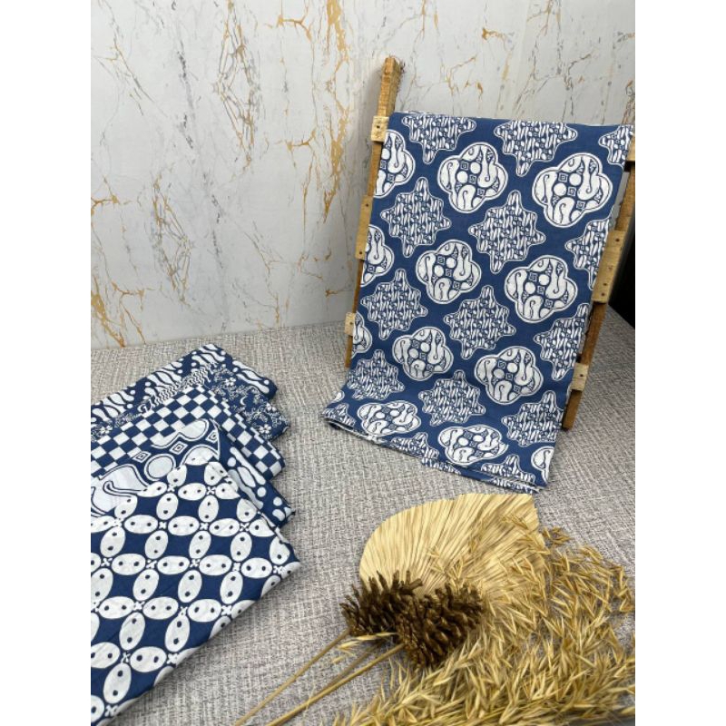 COD Kain batik pekalongan katun halus premium seragam kantor sekolah batik printing panjang