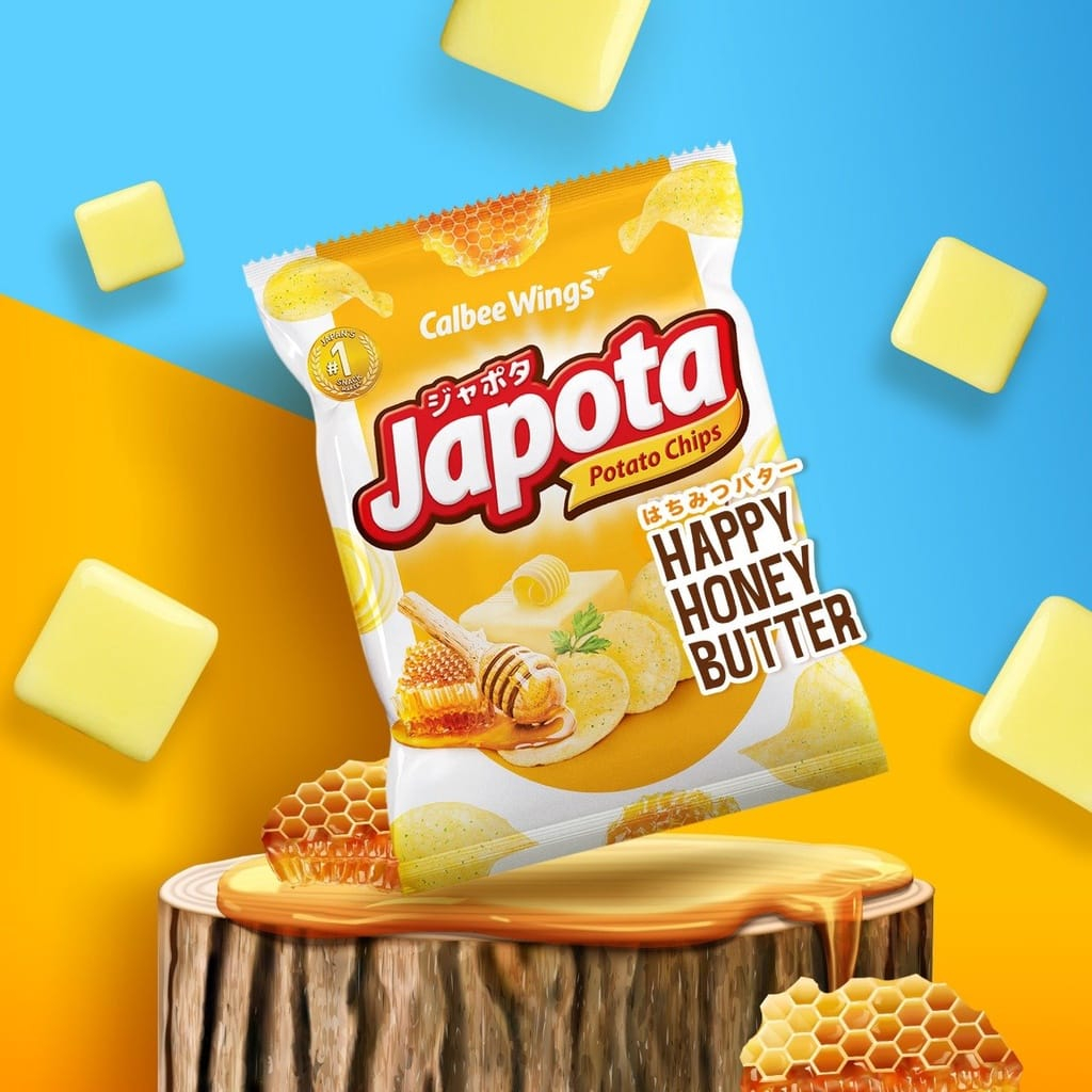 

JAPOTA POTATO CHIPS HAPPY HONEY BUTTER PCK 68g