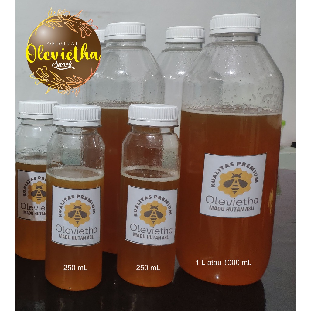

Madu Hutan Asli Kapuas Hulu isi 1 botol kemasan @250mL (Packing Kayu)