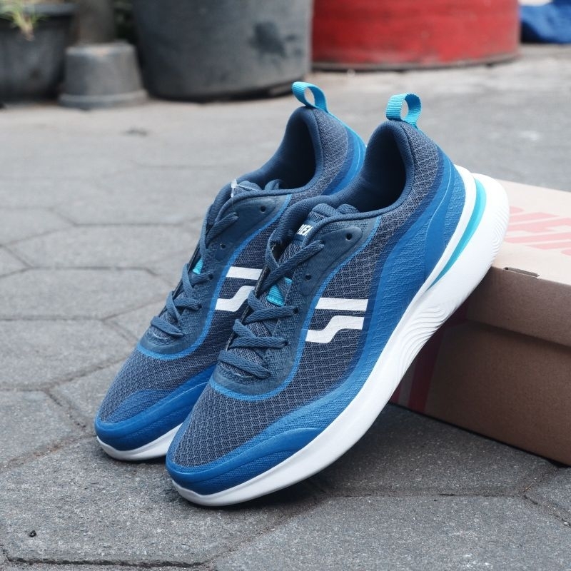 Piero arc wave navy blue white