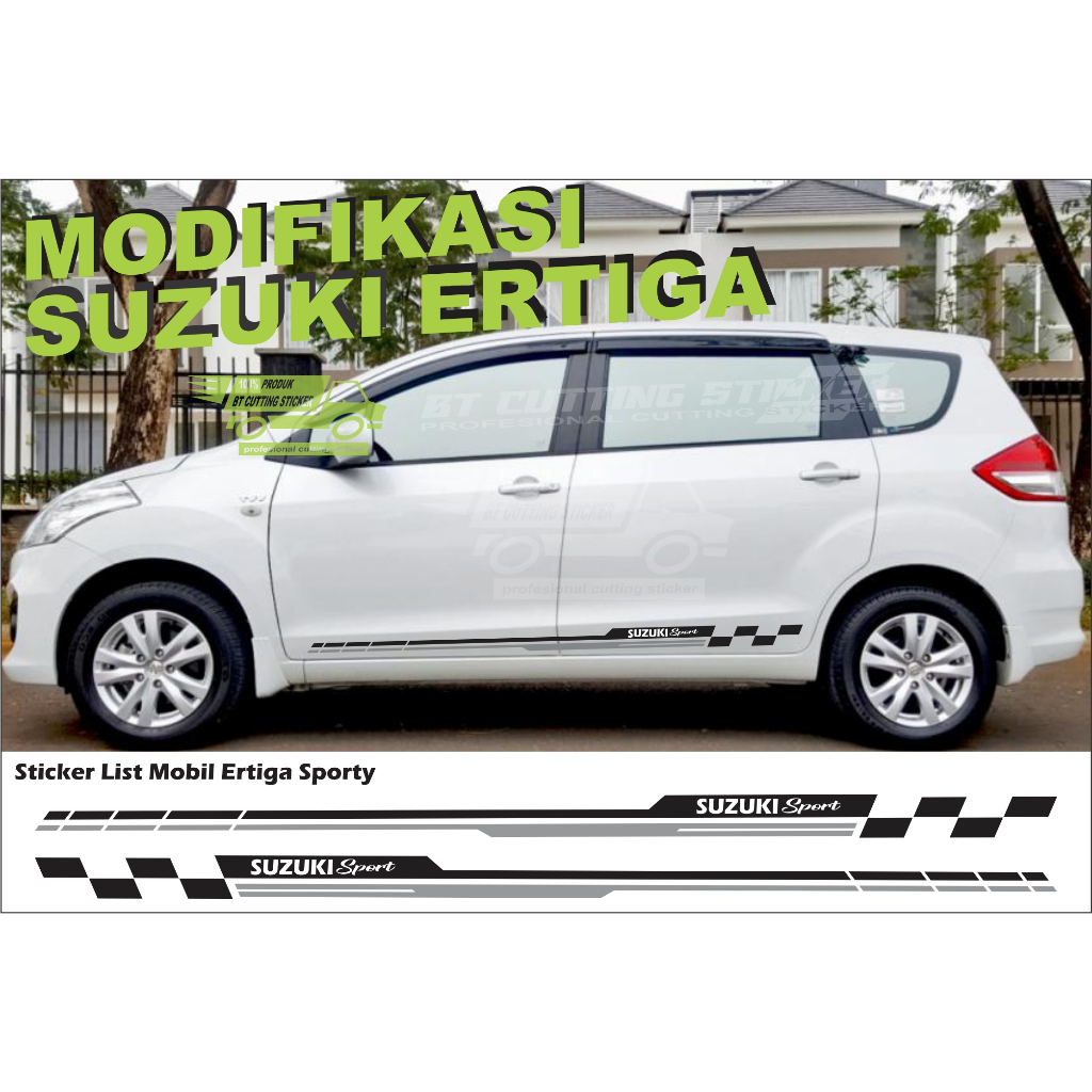ER2A Sticker Suzuki Ertiga Sporty / stiker mobil ertiga / sticker all new ertiga / striping ertiga