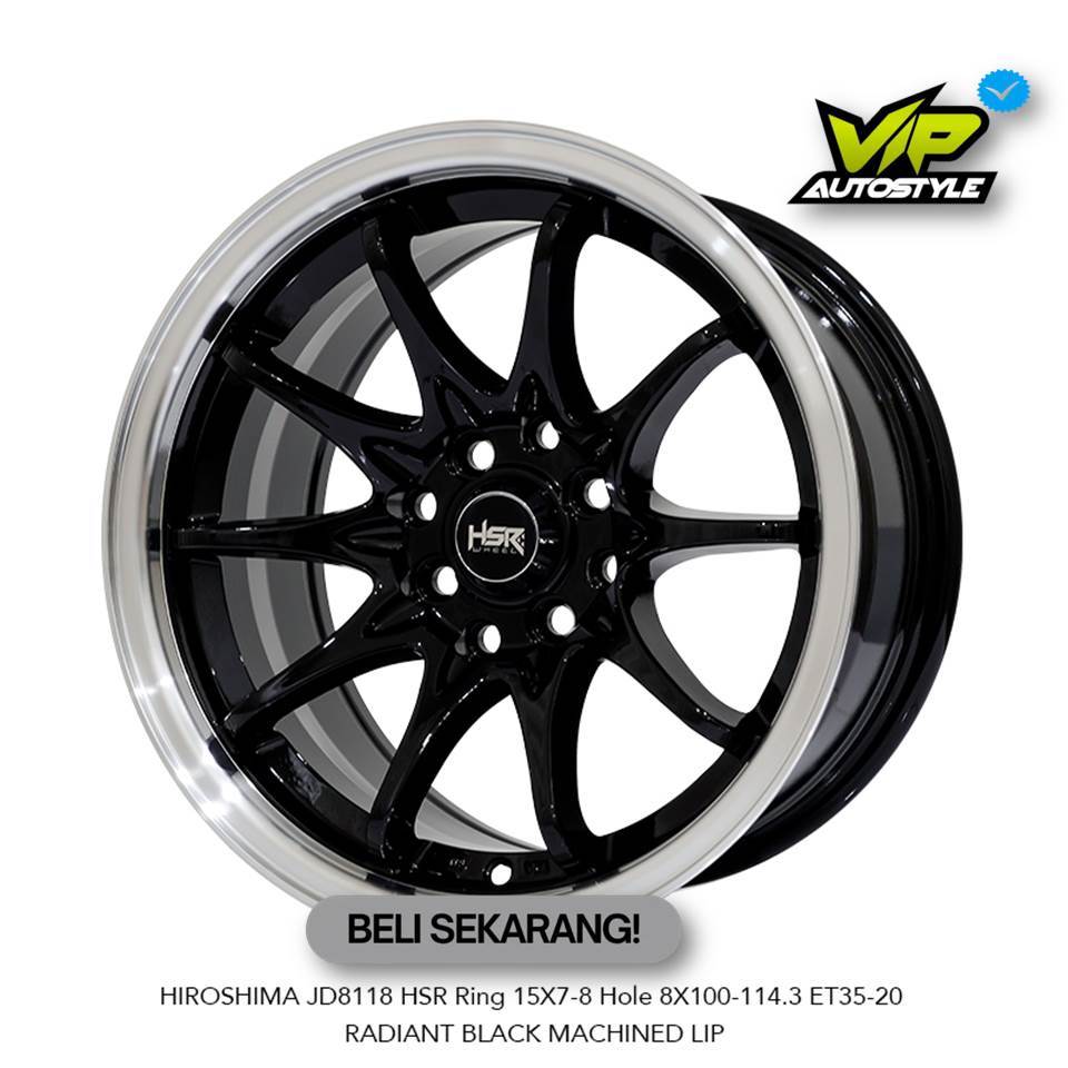 Velg Mobil R15 Freed Modifikasi Pelek Mobil Confero, Vios, Yaris Ring 15 HSR HIROSHIMA Celong Ready