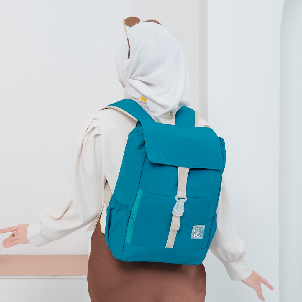 Tas Ransel Wanita Tas Ransel Kain Katun Premium Patsy