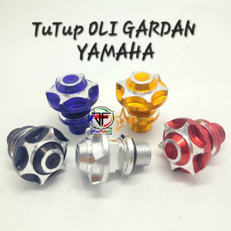 Tutup Oli Gardan YAMAHA Variasi Full CNC Original bisa Semua Matic Yamaha / Tutup Engine Oli Gear Un