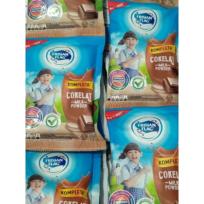 

(5 pcs) Susu Bendera Bubuk Frisian Flag Kompleta 35 gr