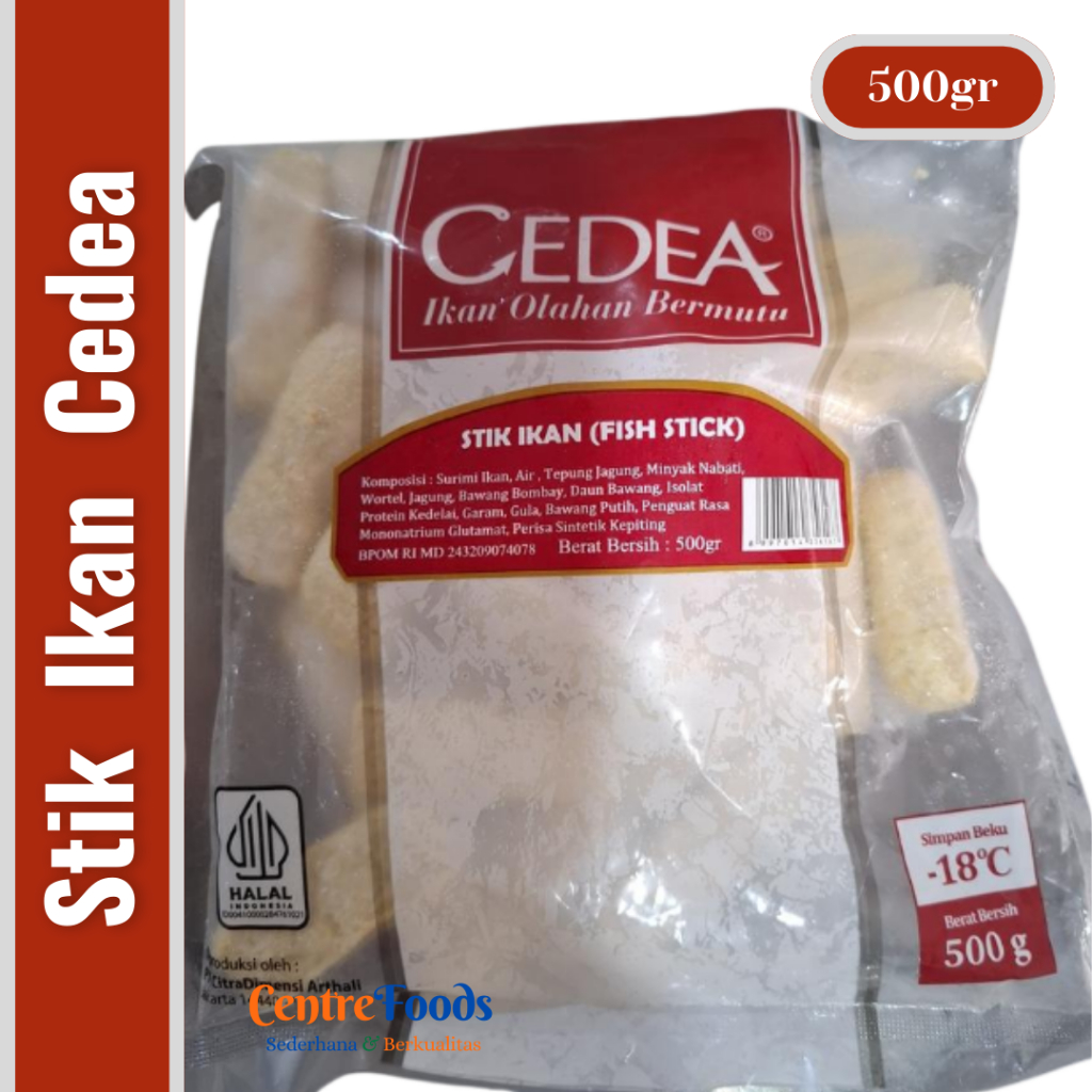

Stik Ikan - Fish Stick Cedea | 500gr [ Harga Per BKS ]