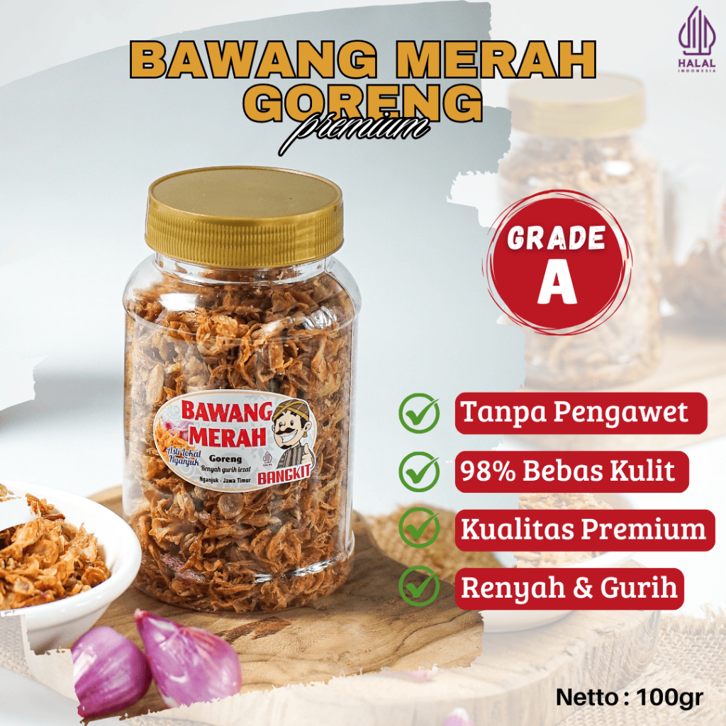 

Bawang Merah Goreng Grade Premium Asli Nganjuk
