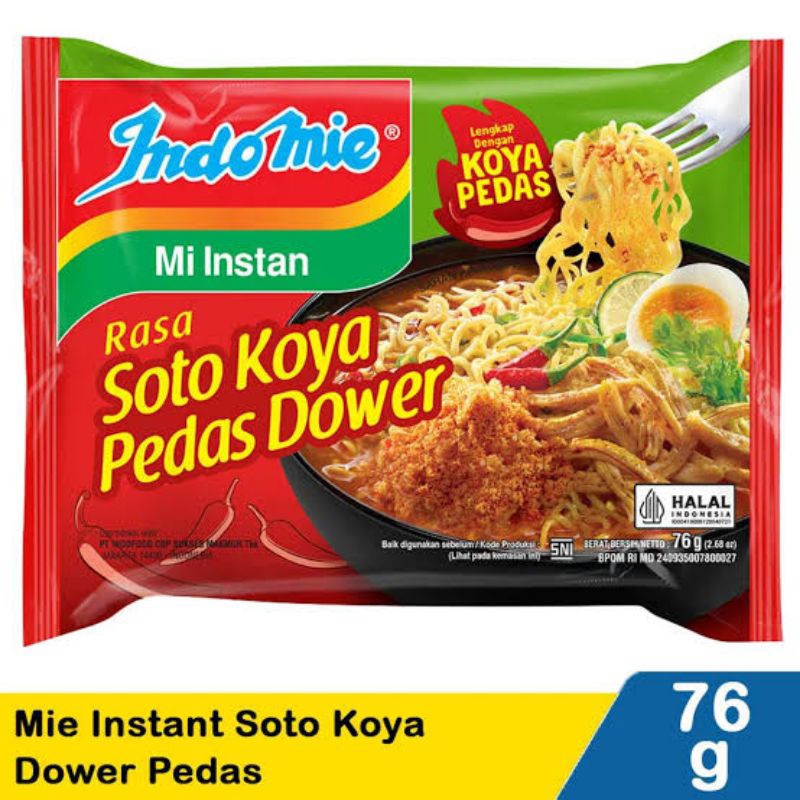 

Indomi Soto Koya Pedas Dower (5 Pcs)