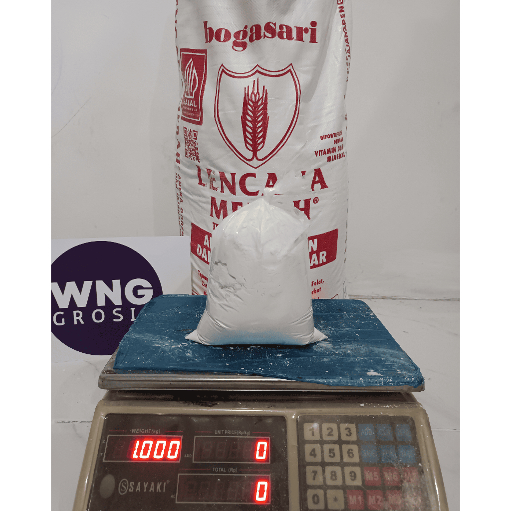 

Tepung Terigu Lencana Merah Curah/Repack 1KG