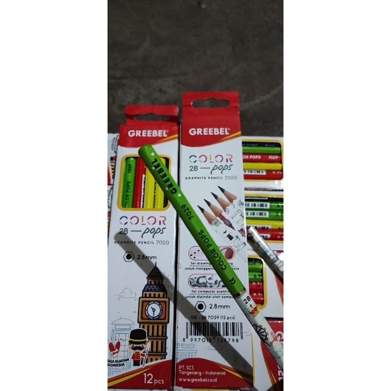 

PENSIL 2B GREEBEL COLOR POPS GRAPHITE PENCIL 7029