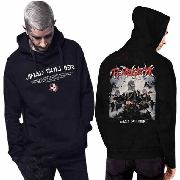 New Jumper Hoodie Tengkorak Jihad Soldier Hoodie Unisex Bahan Cotton Fleece | Size M L XL XXL | STOC