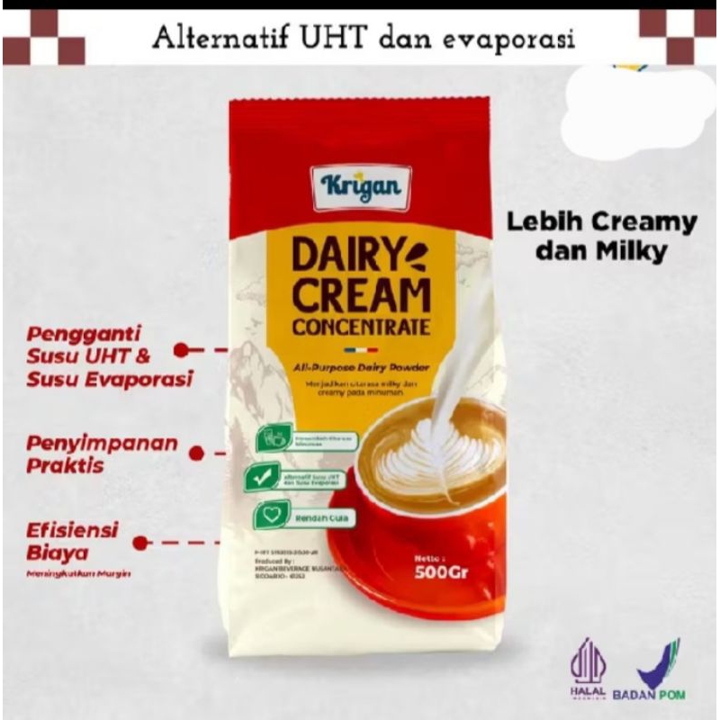 

Krigan-non dairy-500gr-susu-krimer