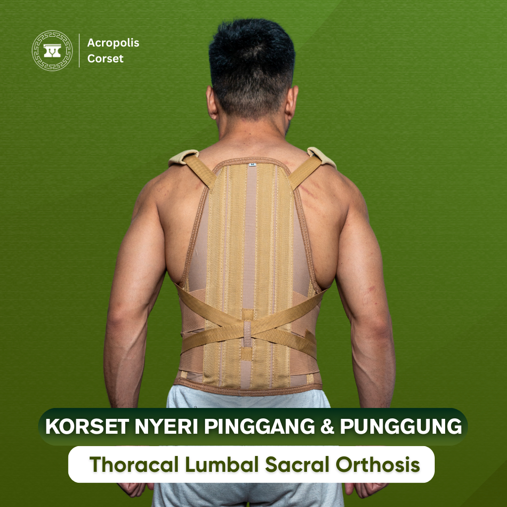 Korset TLSO / Korset Tulang Belakang / Penyangga Tulang Belakang / Kesehatan / Alat Terapi