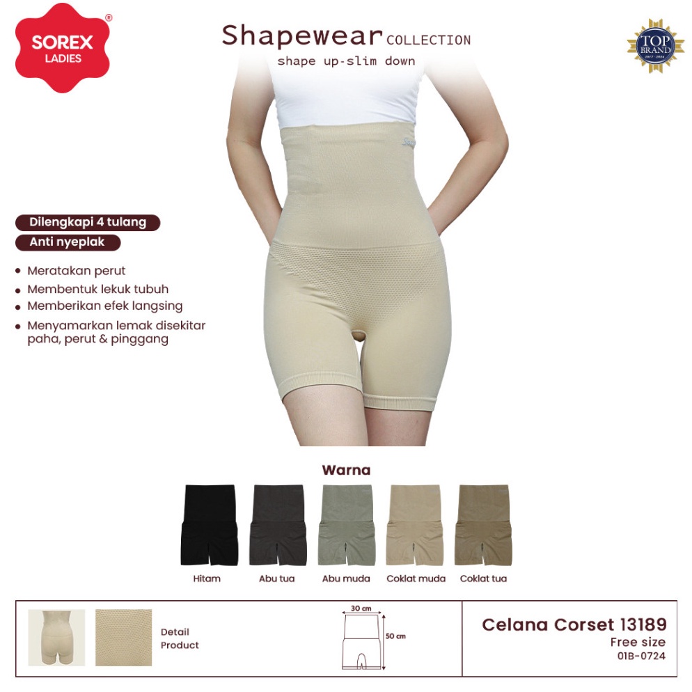 Sorex Corset Pelangsing Shapewear Collection stagen 13189 KODE U5R9