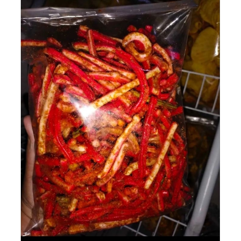 

Krupuk Seblak Krupuk Beton Pedas Daun Jeruk 1kg