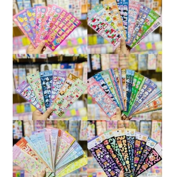 

READY sticker gepokan aesthetic 100 lembar