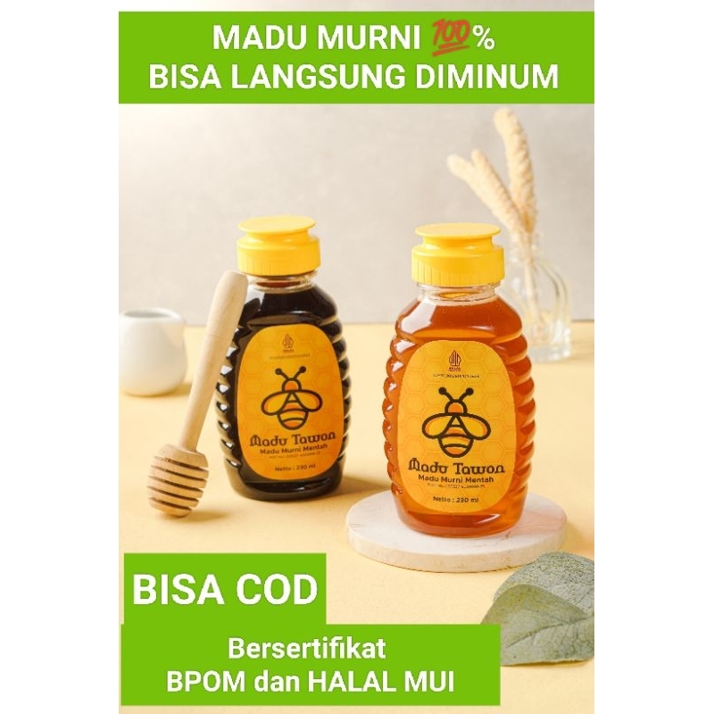 

MADU TAWON MURNI SUDAH BPOM / MADU MURNI NEKTAR/ RAW HONEY