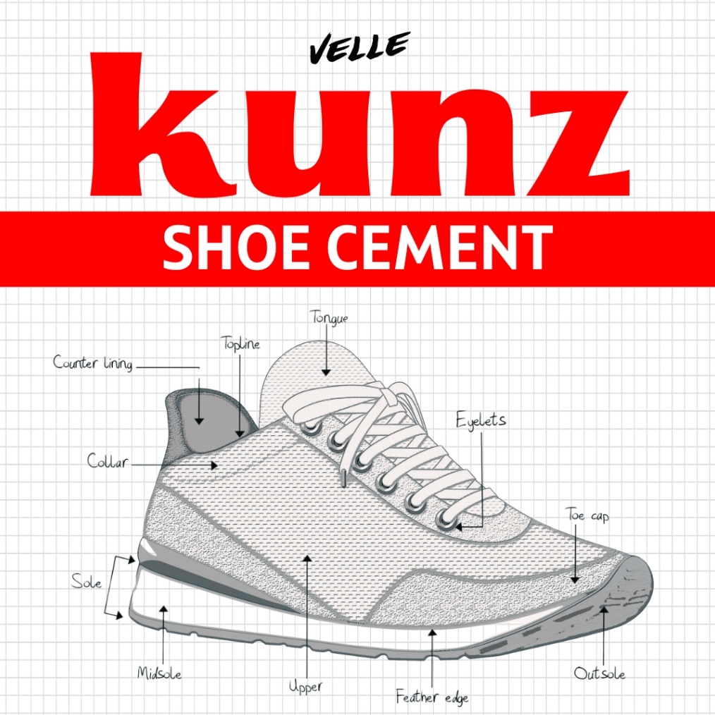 Lem Sepatu Super Kuat  Kunz Shoe Cement  Warna Bening Tahan Air ke Sepatu Sepakbola Futsal Basket ke