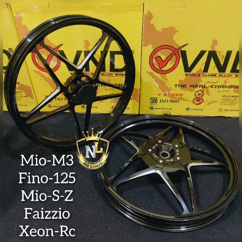 Velg vnd racing sixstar v2 mio m3 mio s mio z mio soul 125 cc xeon 125 rc fino 125 gear 125 fazzio