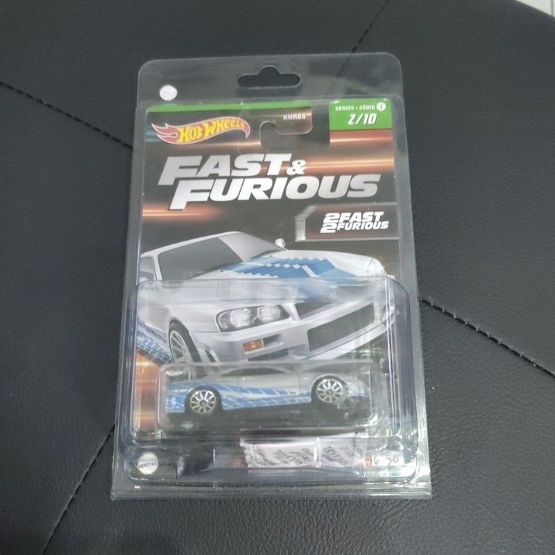 hotwheels Nissan skyline gtr r34 fast furious