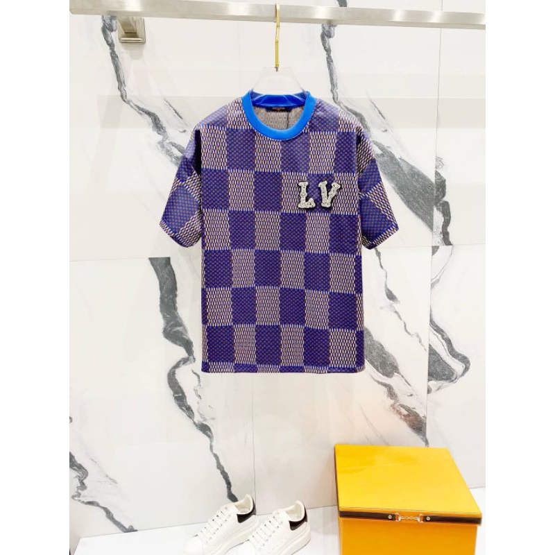 Baju Kaos T shirt Branded Pria LV