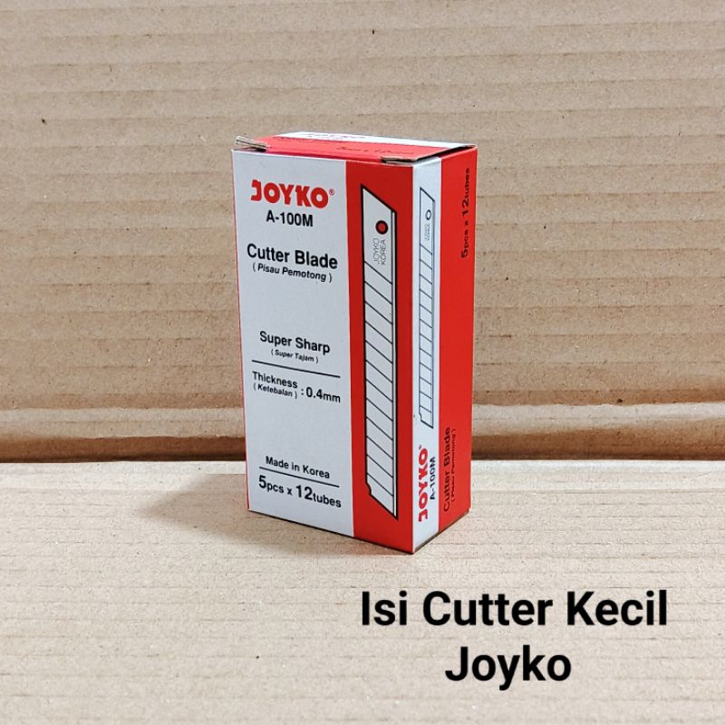 

1 Pak Isi Cutter Joyko A100 Isi 12 Tube