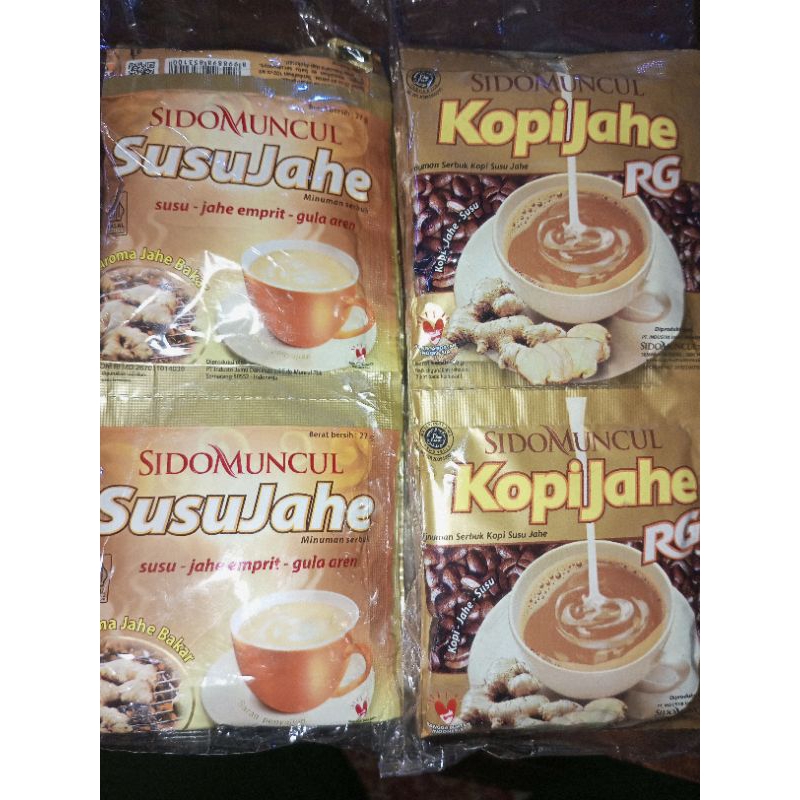 

Kopi Jahe SidoMuncul dan SusuJahe SidoMuncul