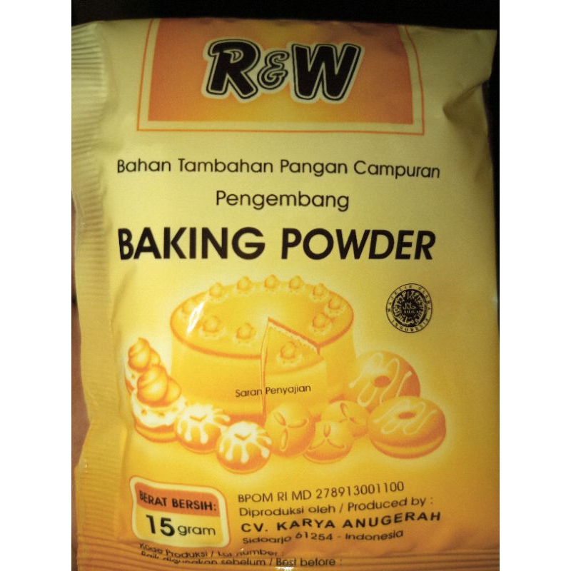

R&W Baking Powder 15 gram
