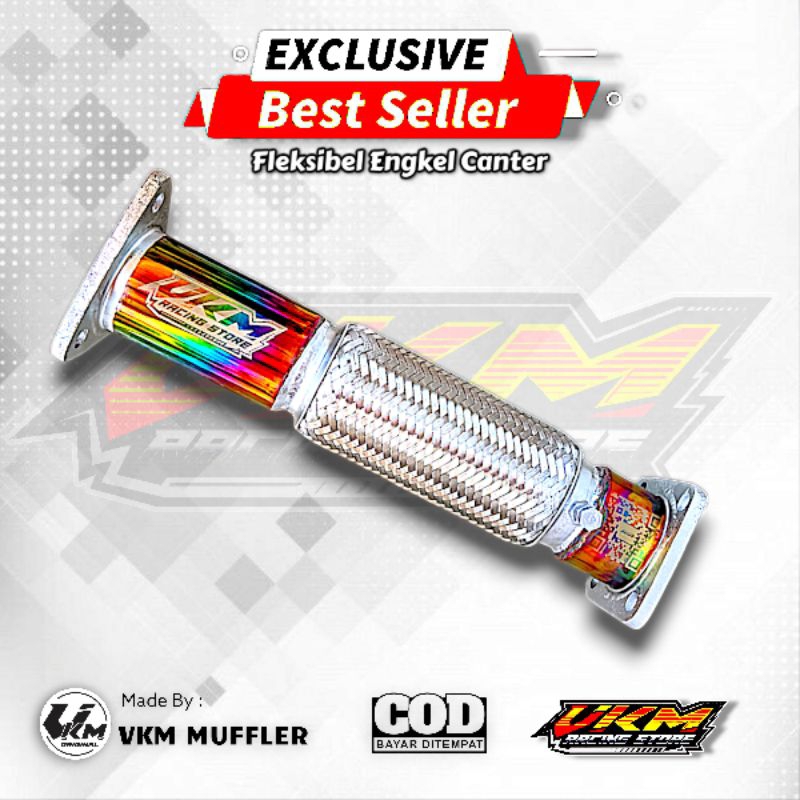 Knalpot Fleksibel Canter Engkel Ps100 / Flexibel Canter Engkel 100ps