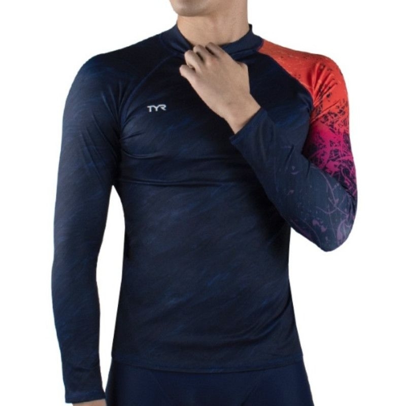 TYR SOLSTICE LONG SLEEVE RASHGUARD  -  BAJU RENANG TYR