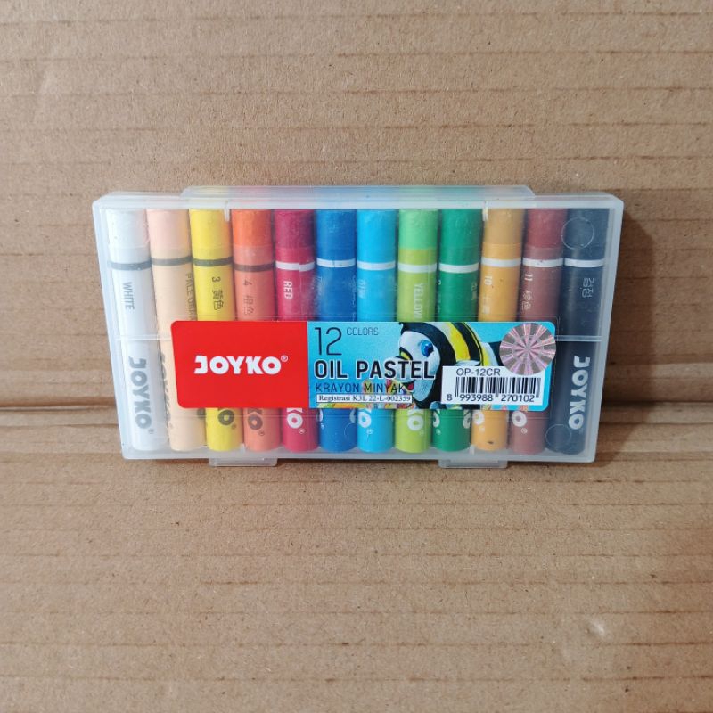 

Oil Pastel Joyko 12 Warna OP-12CR