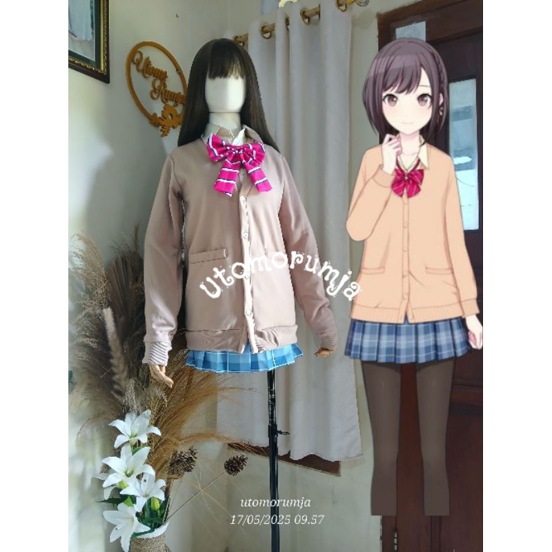 Utomorumja kostum cosplay Shinonome Ena