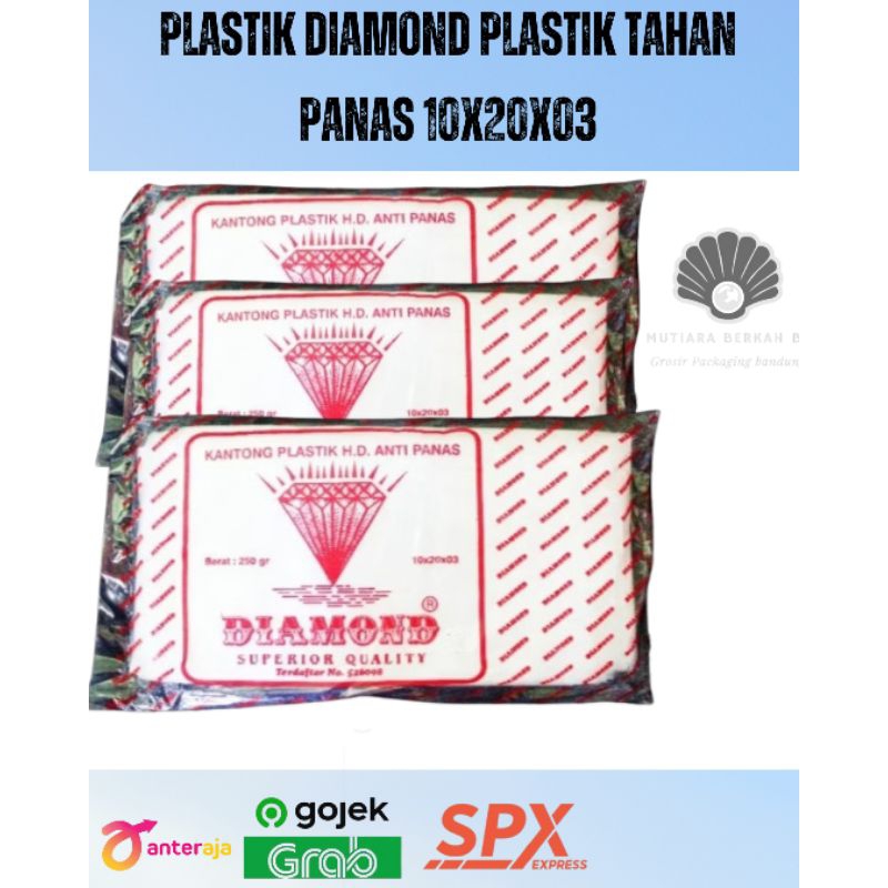 

plastik diamond Plastik tahan panas 10x20x03